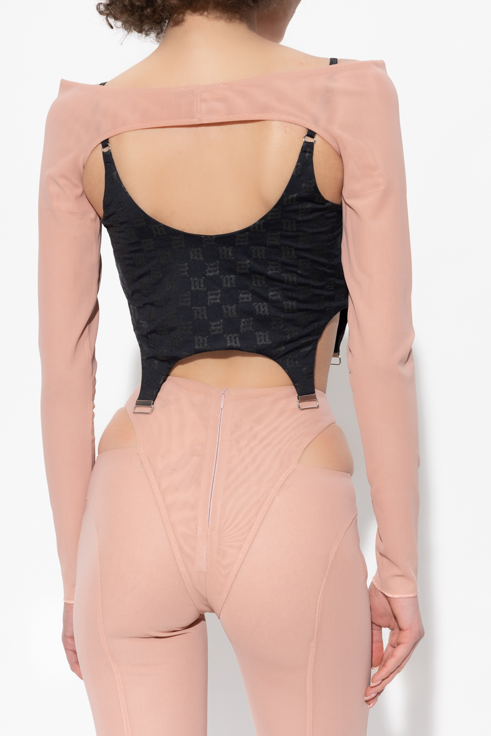 Mesh on sale shrug top